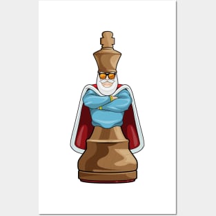 Chess piece King Chess Posters and Art